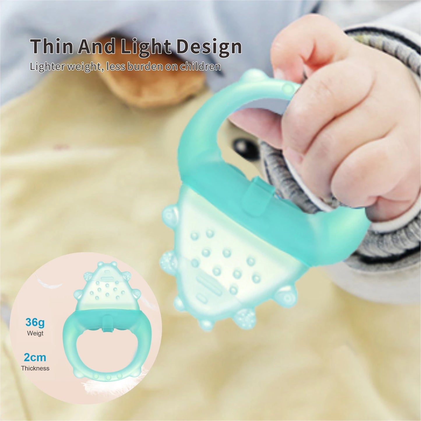 Freezable Baby Silicone Teething Toys – Cooling Relief