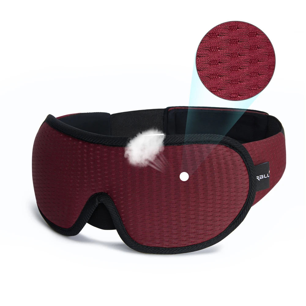 3D Sleep Mask – Total Light Blocking for Deep Rest