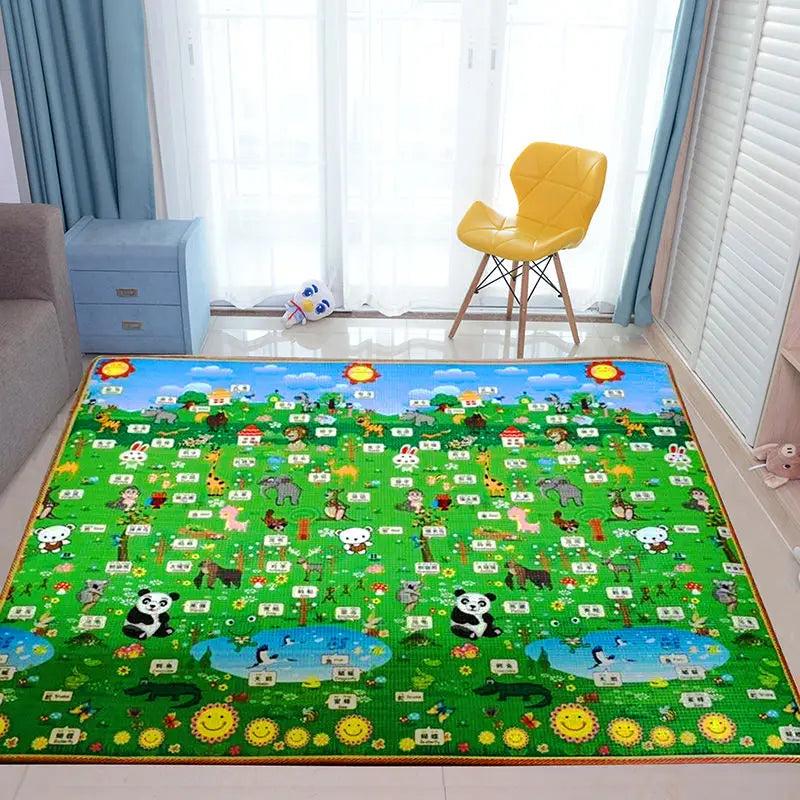 Foldable Foam Baby Play Mat – Extra Thick & Safe Crawling Rug