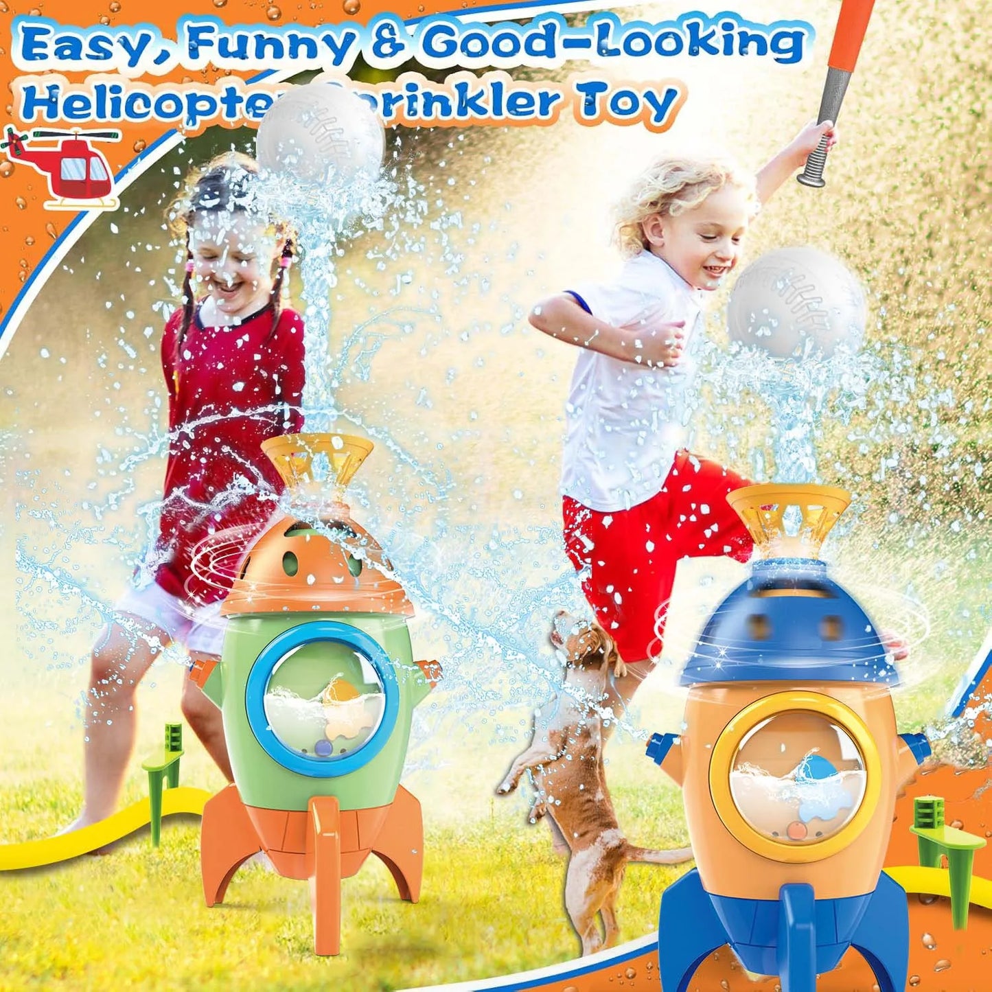 Outdoor Water Toy Sprinkler – Fun Cartoon Spray for Kids