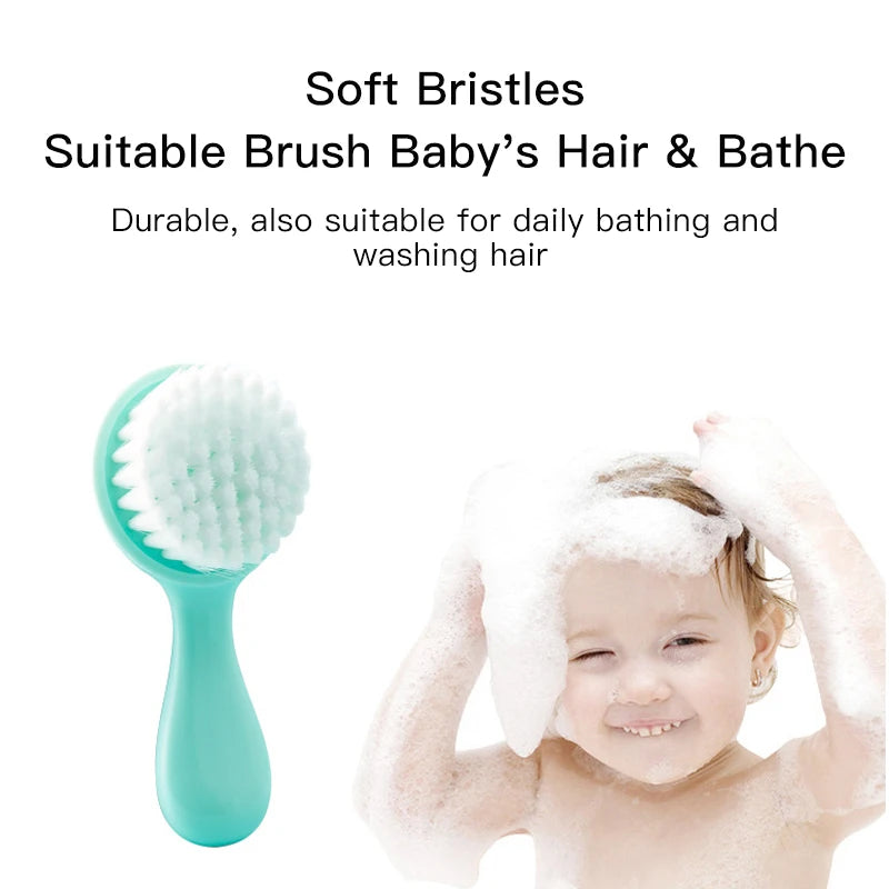 Baby Hair Brush and Comb Set – Gentle Care for Newborns