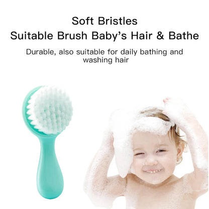 Baby Hair Brush and Comb Set – Gentle Care for Newborns