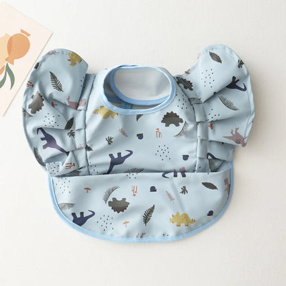 Waterproof Baby Bib with Pocket – Easy Clean & Soft PU