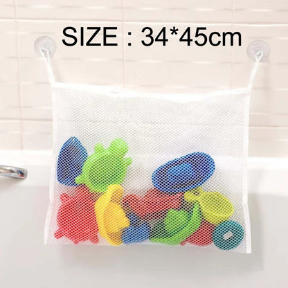 Baby Bath Toy Mesh Bag – Cartoon Storage & Organization