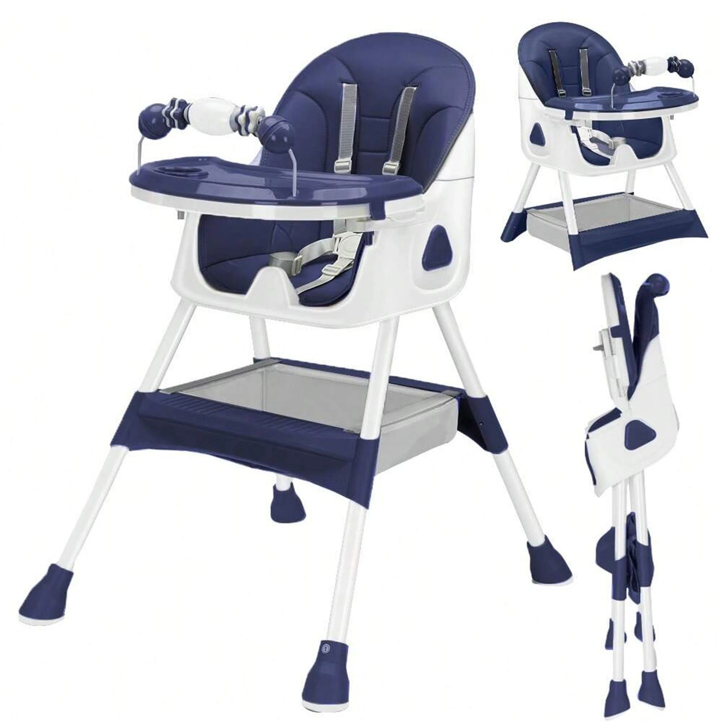 Foldable Baby High Chair – Anti-Slip & Easy Clean Feeding
