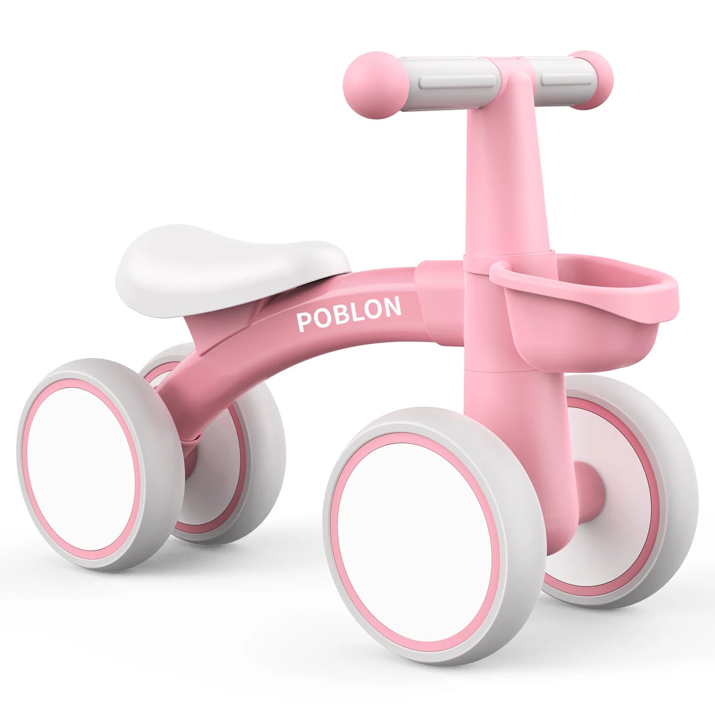 Baby Balance Bike 4 Wheels – Safe First Ride for 1–2 Years