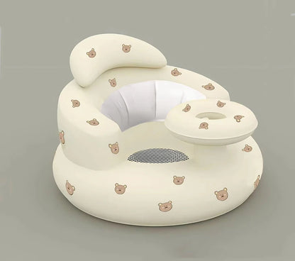 Inflatable Baby Seat for Safe Sitting & Feeding Support