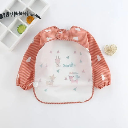 Waterproof Long Sleeve Baby Bib – Mess-Free Feeding Apron
