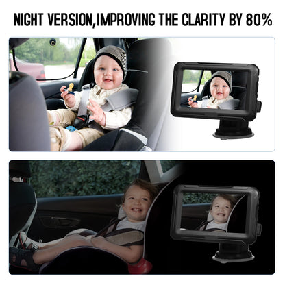 Rear View Baby Car Monitor – 4.3" IPS Screen HD