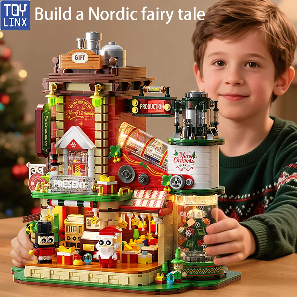 Christmas DIY Building Blocks Set with LED – 2782PCS Fun
