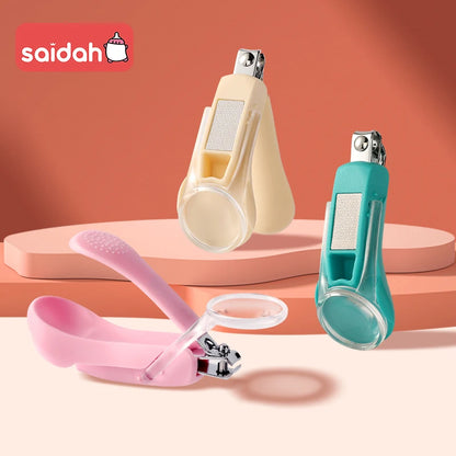 Infant Baby Nail Clippers with Magnifier for Safe Trimming