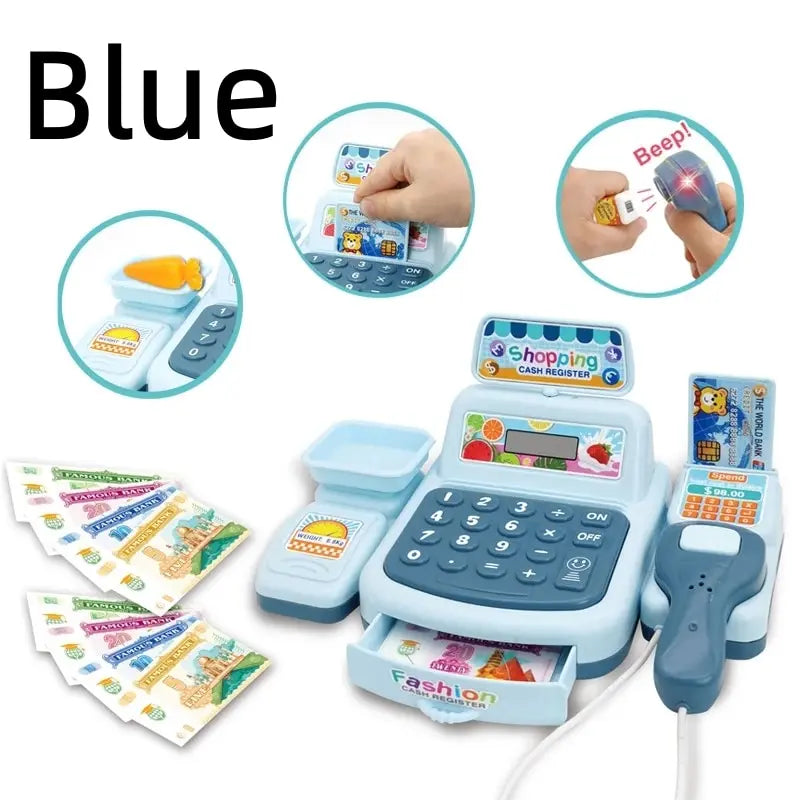 Simulation Cashier Toy with Lights & Sound for Kids