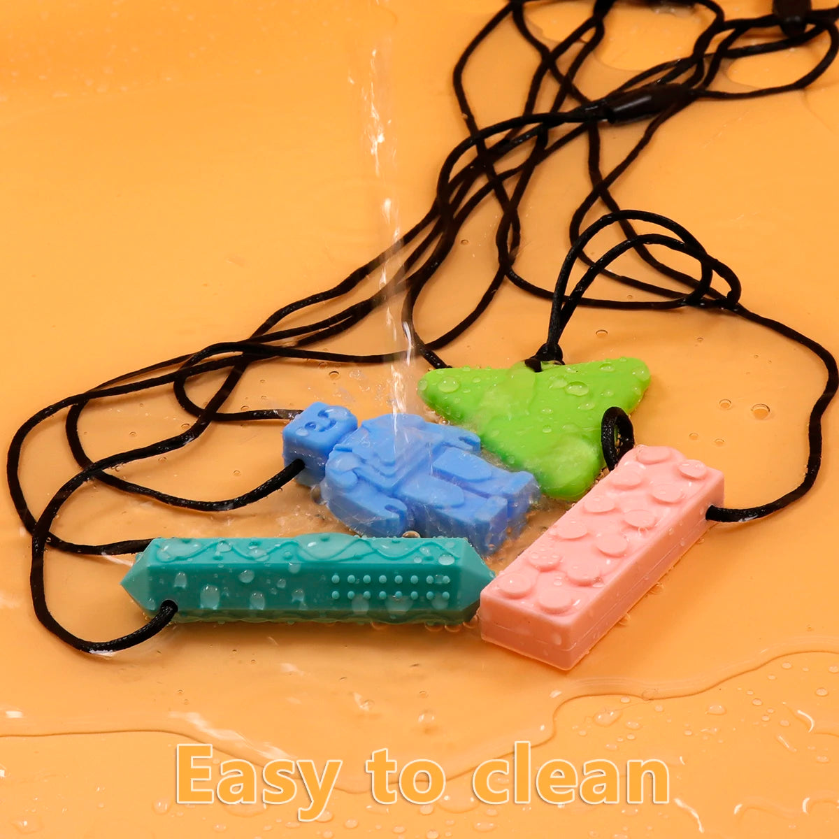 Sensory Chew Necklaces 2 Pack – Safe Oral Relief for Kids