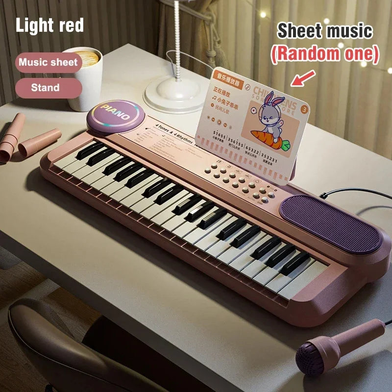 Kids Electric Piano 37-Key with Mic – Fun Learning Toy