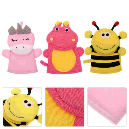 Children Bath Gloves – Soft Cartoon Sponge for Gentle Cleaning