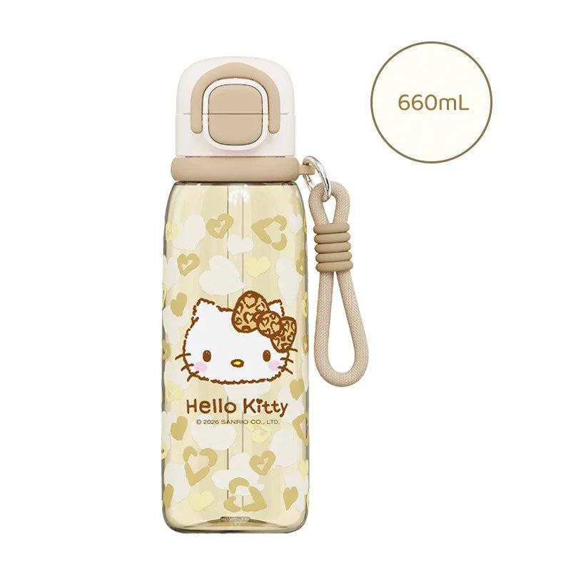 Hello Kitty PPSU Water Bottle 660ML Leakproof Kids Cup