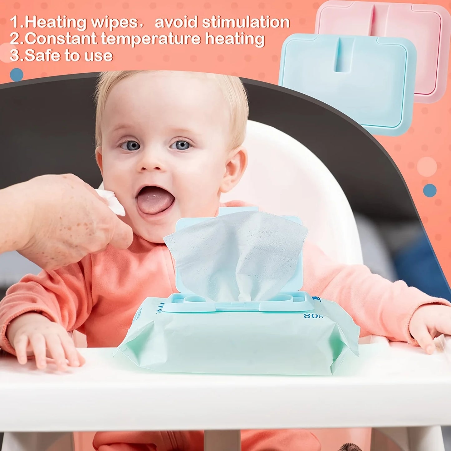 USB Mini Baby Wipe Warmer – Travel-Friendly & Reusable