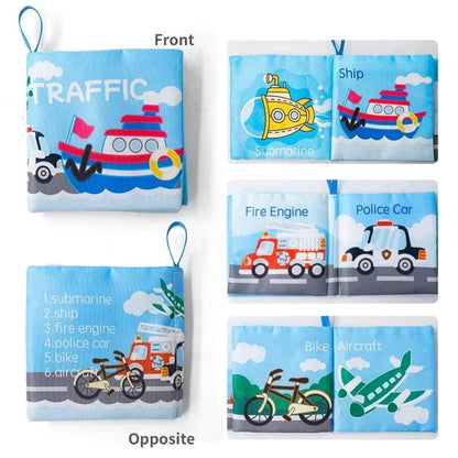 Baby Crinkle Book Set for Early Learning & Sensory Play