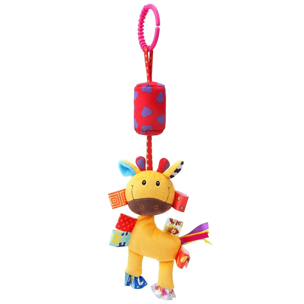 Baby Sensory Hanging Rattle – Soft Plush Learning Toy