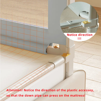 Baby Bed Guard Rail for Safer Sleep & Fall Protection