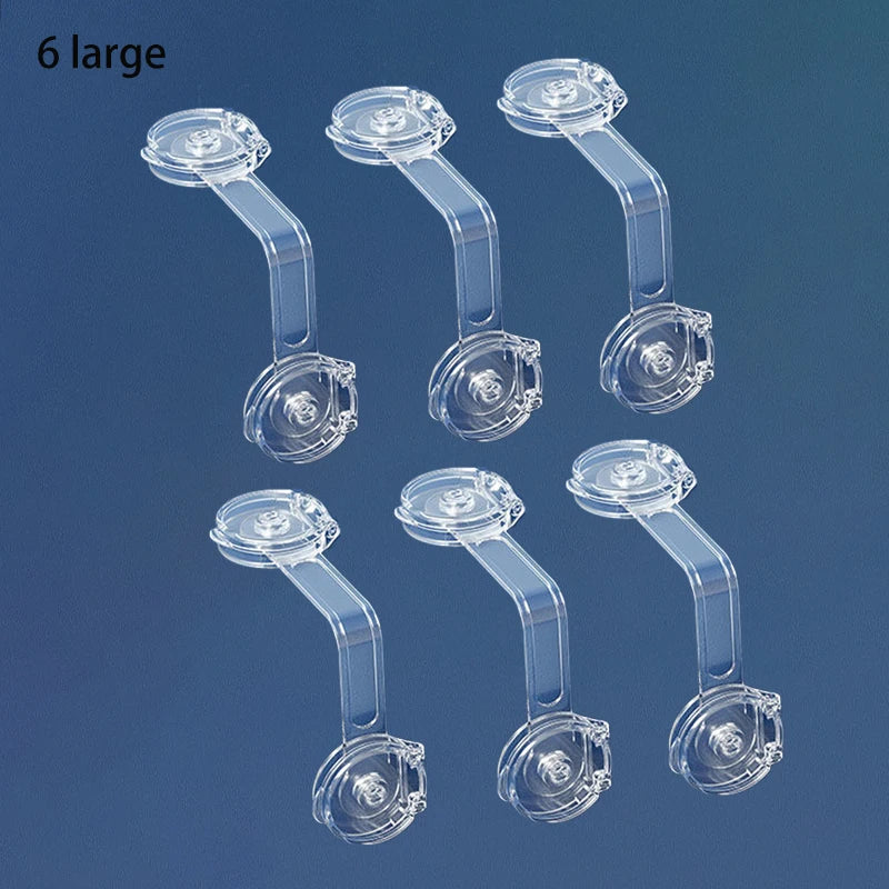 Baby Safety Lock – Transparent Childproof Protection for Cabinet