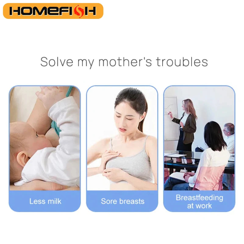 Wearable Electric Breast Pump – Hands-Free & Portable