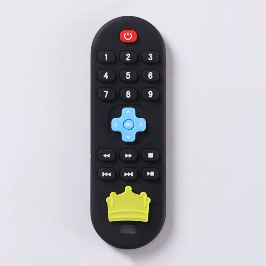 Silicone Teether Remote Control – Soothing Gum Relief Toy
