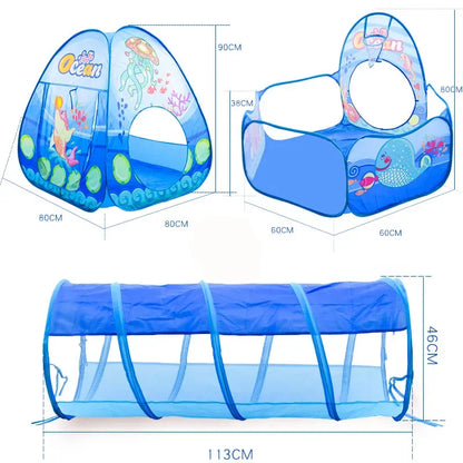Kids Ball Pit With Tunnel – Fun Indoor & Outdoor Play Tent