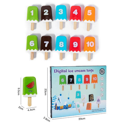 Ice Cream Number Matching Game – Fun Learning Toy for Kids