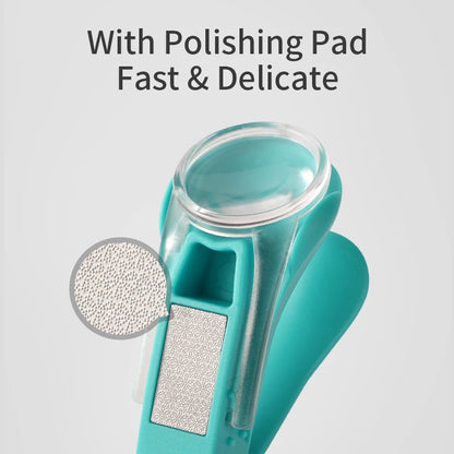 Infant Baby Nail Clippers with Magnifier for Safe Trimming