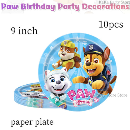 Paw Patrol Birthday Party Supplies – Skye Theme Tableware Set