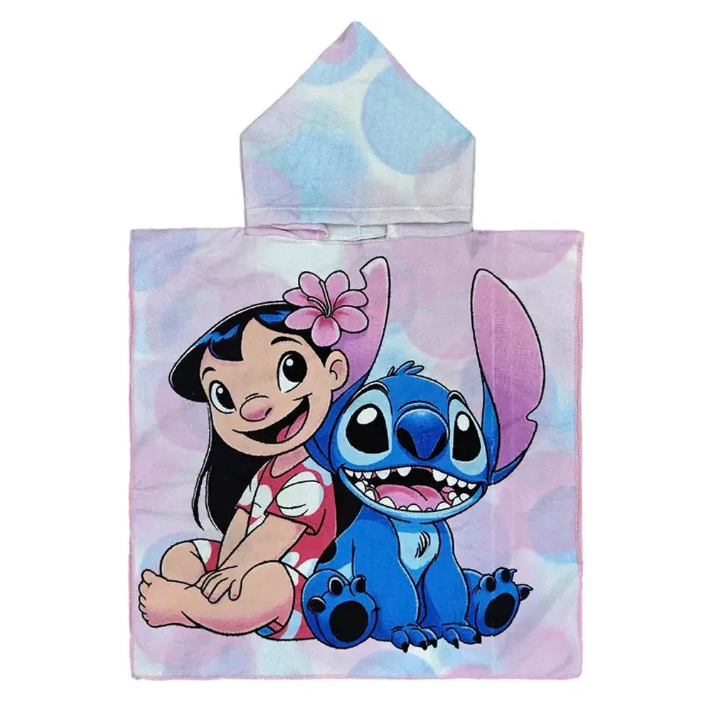 Baby Stitch Hooded Bath Towel – Soft & Quick-Dry Robe