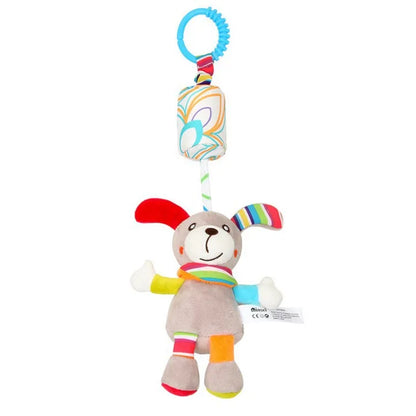 Baby Stroller Rattle Toy – Soft Hanging Animal for Sensory Play