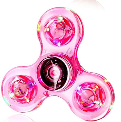 Crystal LED Fidget Spinner – Glow & Stress Relief Toy