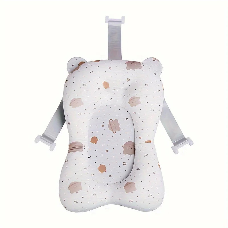 Silicone Baby Bathtub with Temperature Sensor & Foldable Design