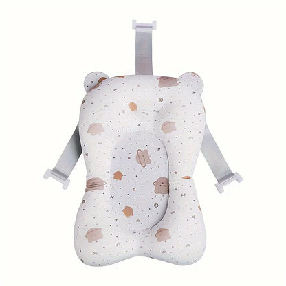 Silicone Baby Bathtub with Temperature Sensor & Foldable Design