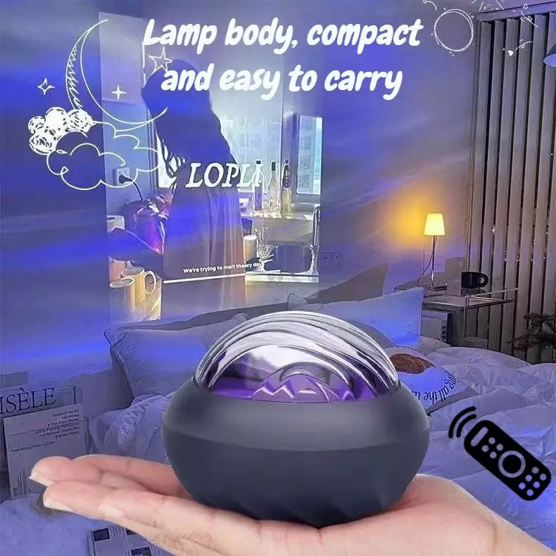 LED Galaxy Projector Night Light – Starry Sky Atmosphere Lamp