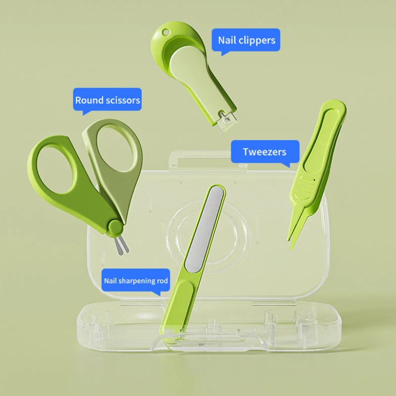 Baby Nail Care Kit 4-Piece Set – Safe Grooming for Infants