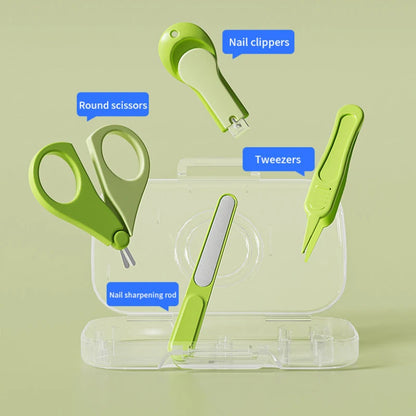 Baby Nail Care Kit 4-Piece Set – Safe Grooming for Infants