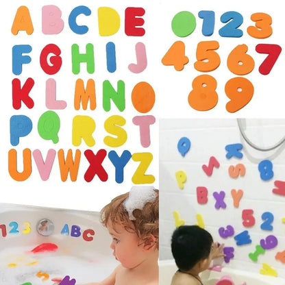 Alphanumeric Letter Bath Puzzle – Fun Learning Toy
