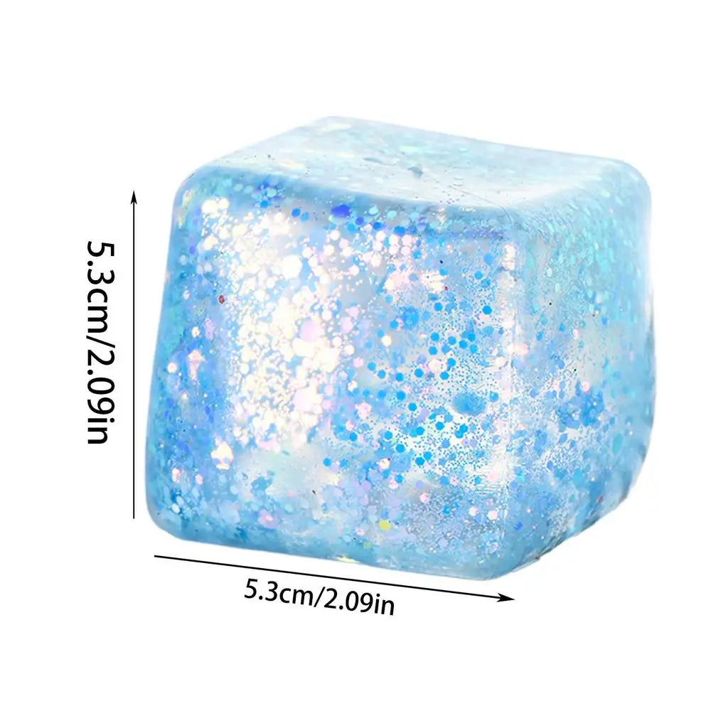 Stress Relief Squeeze Cube – Soft Slow-Rebound Fidget Toy
