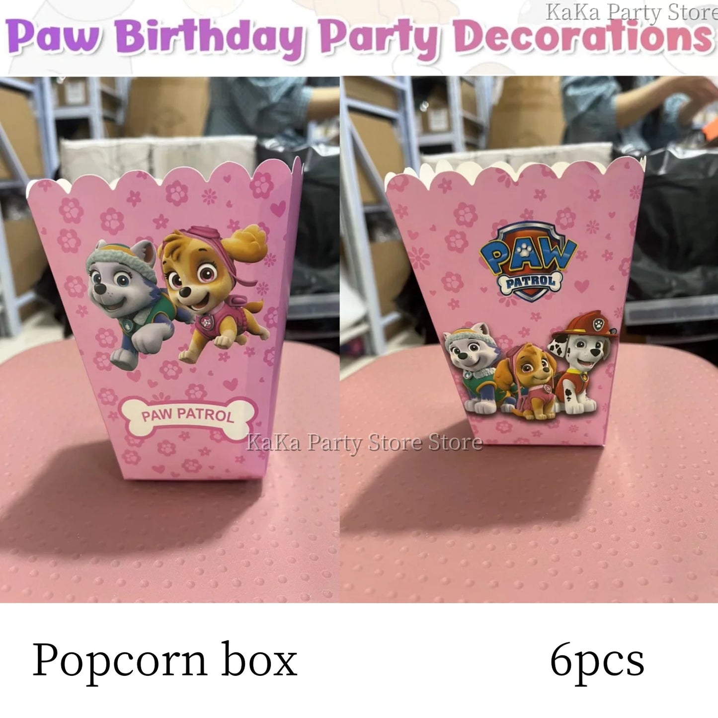 Paw Patrol Birthday Party Supplies – Skye Theme Tableware Set