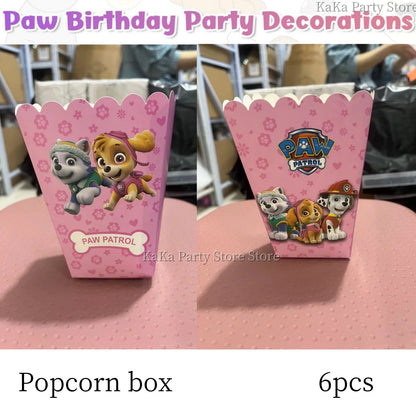 Paw Patrol Birthday Party Supplies – Skye Theme Tableware Set