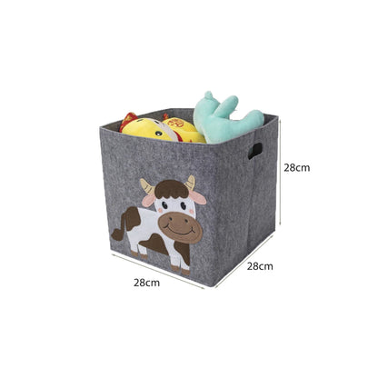 Foldable Toy Storage Box – Cute Organizer for Kids’ Room
