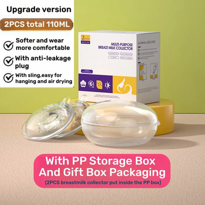 Silicone Breast Milk Collector – Leak-Free & Reusable Pads