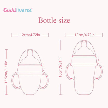 Baby Nano-Silicone Bottle – Breastmilk-Like Soft Feeding