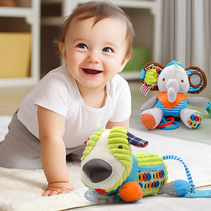 Montessori Baby Toys Plush Animal Doll – Soft Sensory Comfort