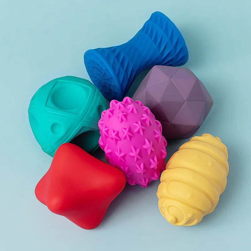 Textured Baby Sensory Balls – Soft Tactile Development Set