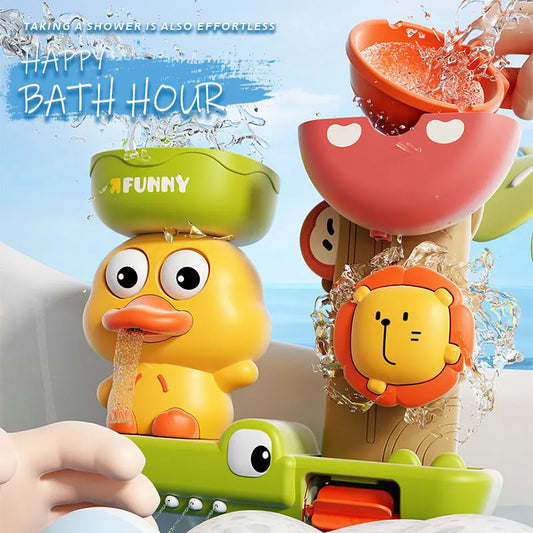 Duck & Flower Baby Bath Toy Waterwheel – Fun Play
