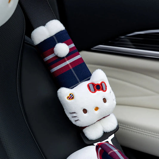 Hello Kitty Car Neck Pillow Plush Headrest Support Comfort